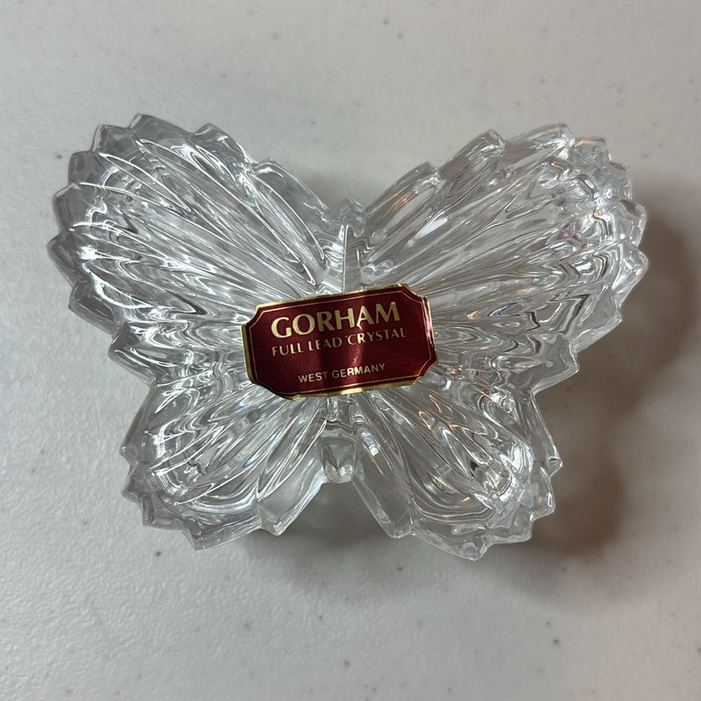 Gorham Clear Crystal Butterfly Collection - Picture 3 of 4